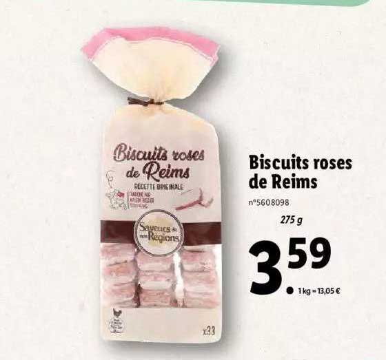 biscuits roses de reims