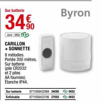 carillon + sonnette byron