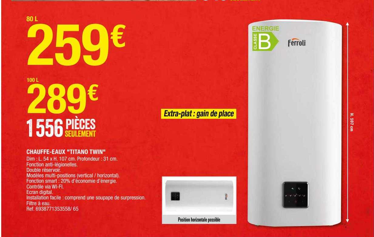 chauffe-eaux "titano twin"