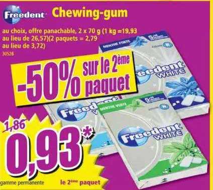chewing-gum freedent