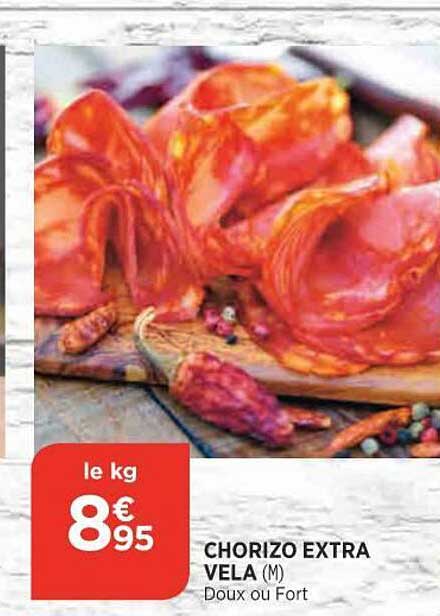 chorizo extra vela
