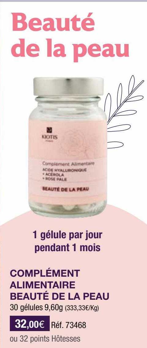 Complément Alimentaire Beauté De La Peau