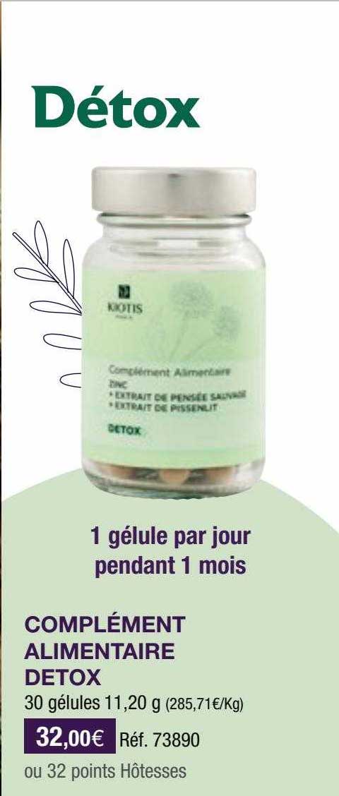 complément alimentaire detox
