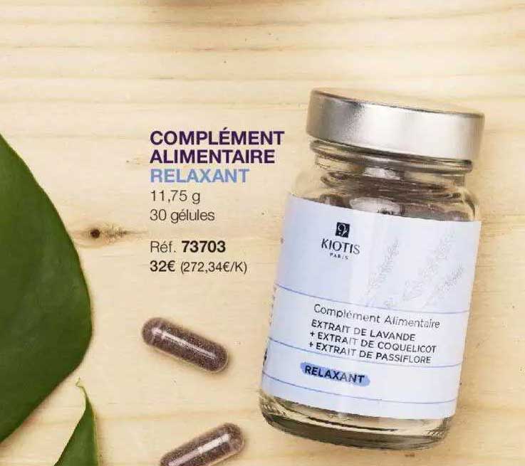 complément alimentaire relaxant