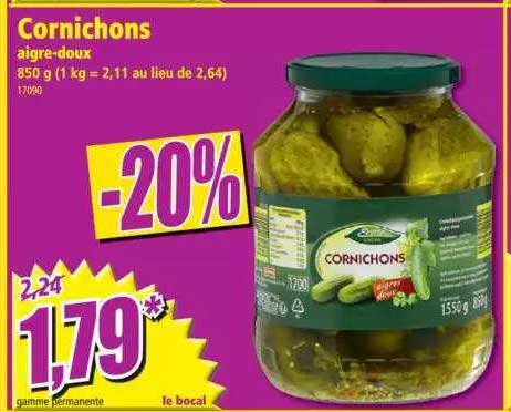 Cornichons Aigre-doux