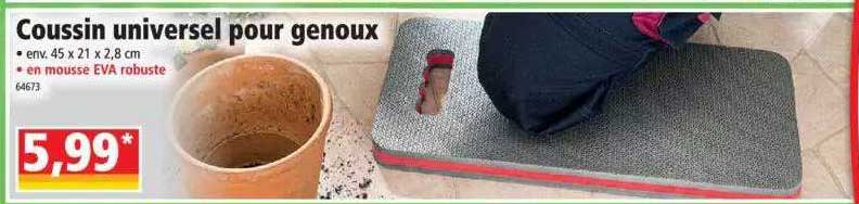 coussin universel pour genoux