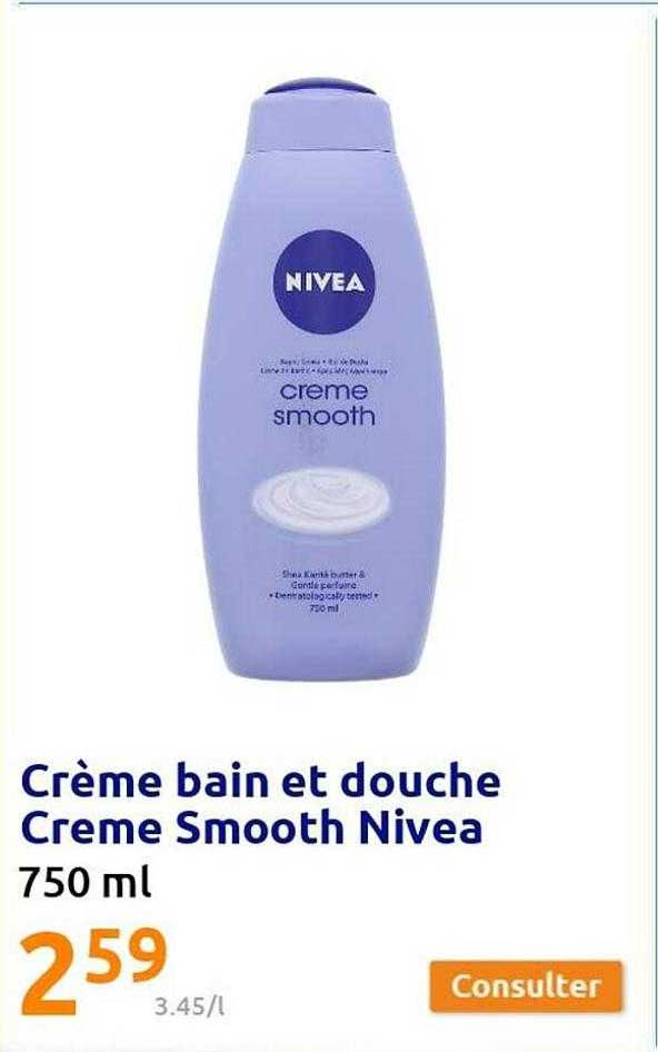 crème bain et douche crème smooth nivea