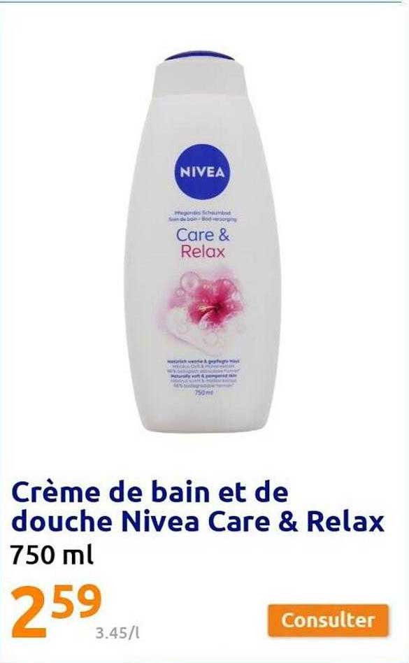 Crème De Bain Et De Douche Nivea Care & Relax