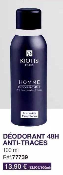 déodorant 48h anti-traces