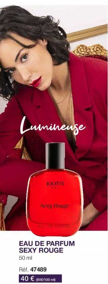eau de parfum sexy rouge kiotis