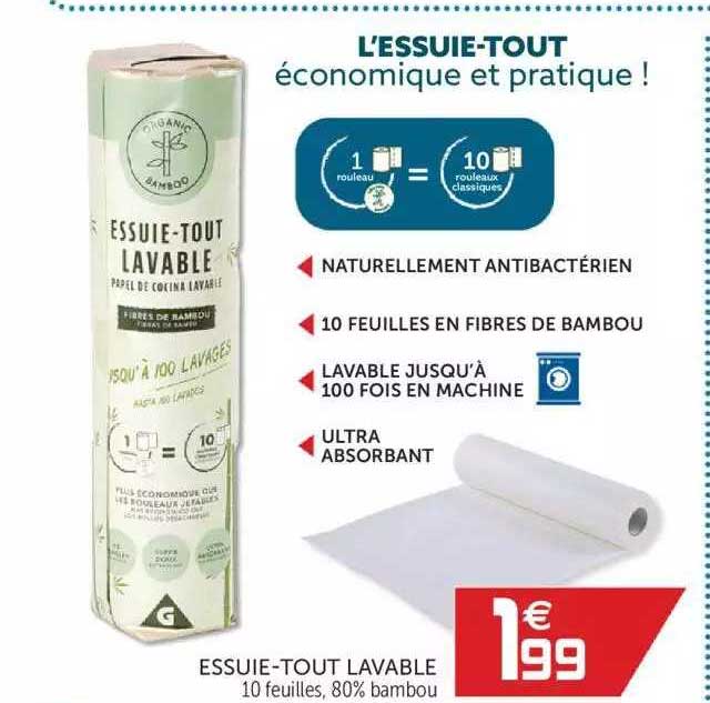 essuie-tout lavable