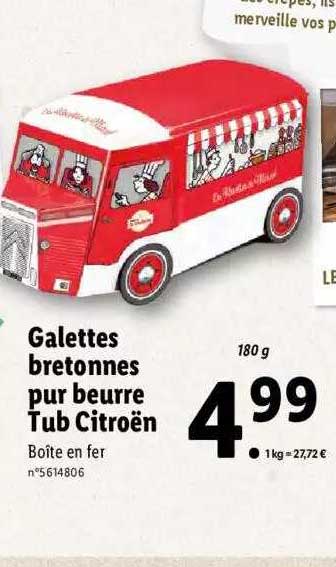 galettes bretonnes pur beurre tub citroën