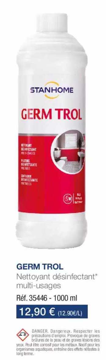 germ trol nettoyant désinfectant multi-usages