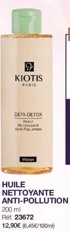 huile nettoyante anti-pollution kiotis