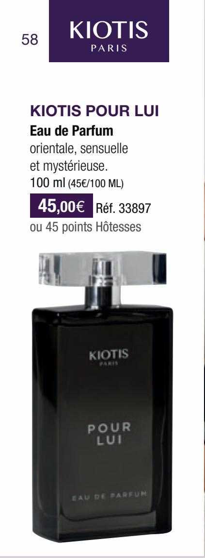kiotis pour lui eau de parfum