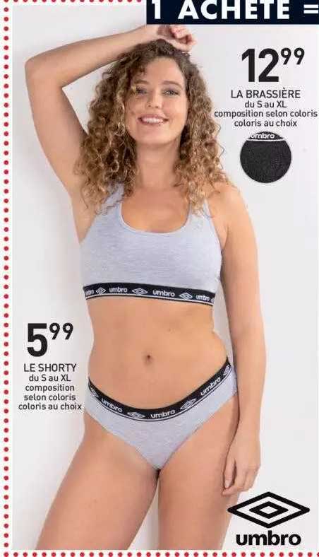 La Brassière, Le Shorty Umbro