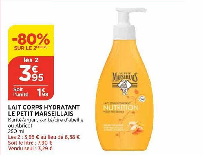 Lait Corps Hydratant Le Petit Marseillais