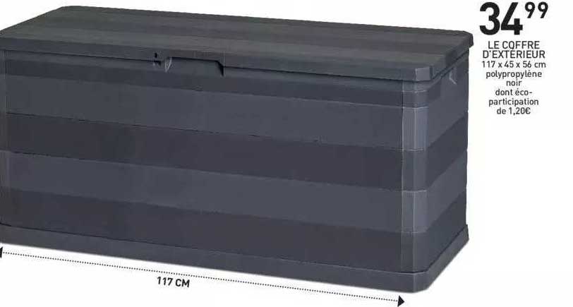le coffre d'extérieur