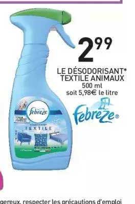 Le Désodorisant Textile Animaux