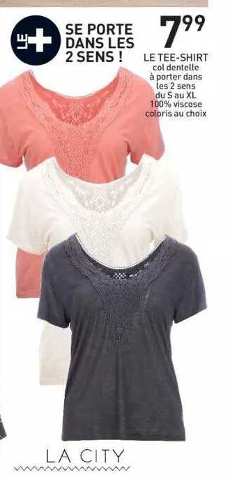 le tee-shirt la city