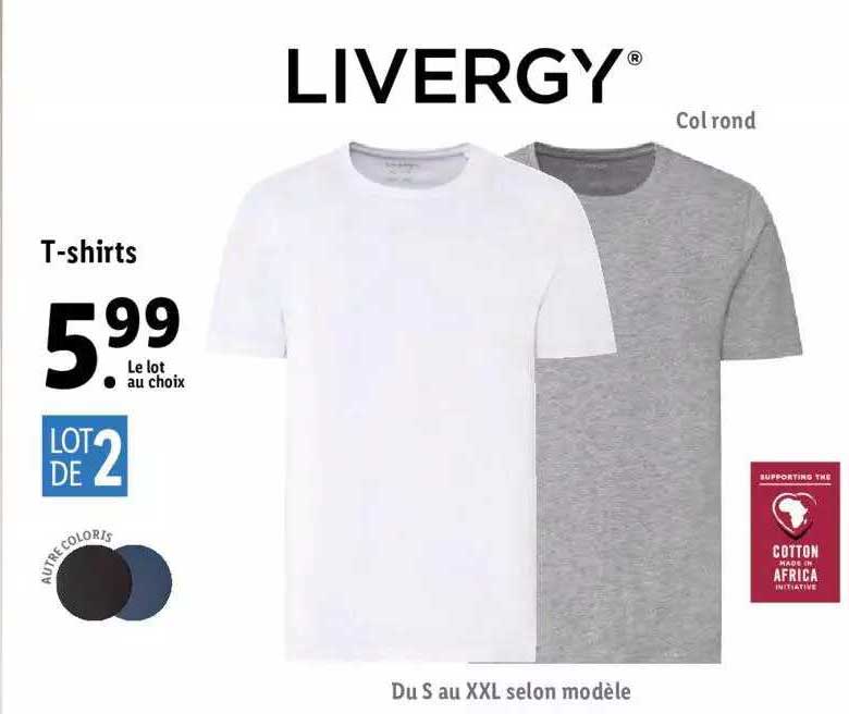 livergy t-shirts