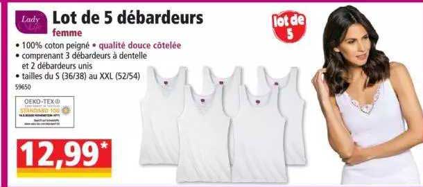 Lot De 5 Débardeurs