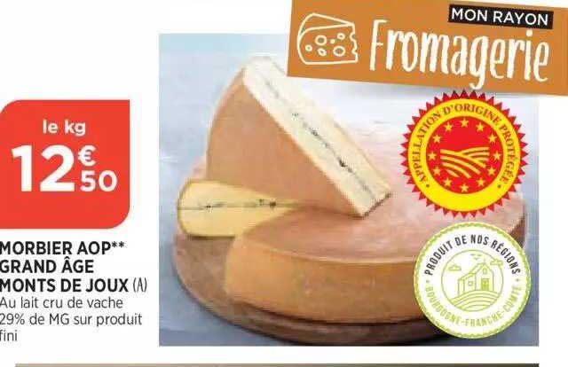 morbier aop grand âge monts de joux
