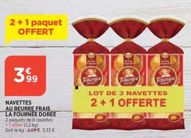 navettes au beurre frais la fournée dorée