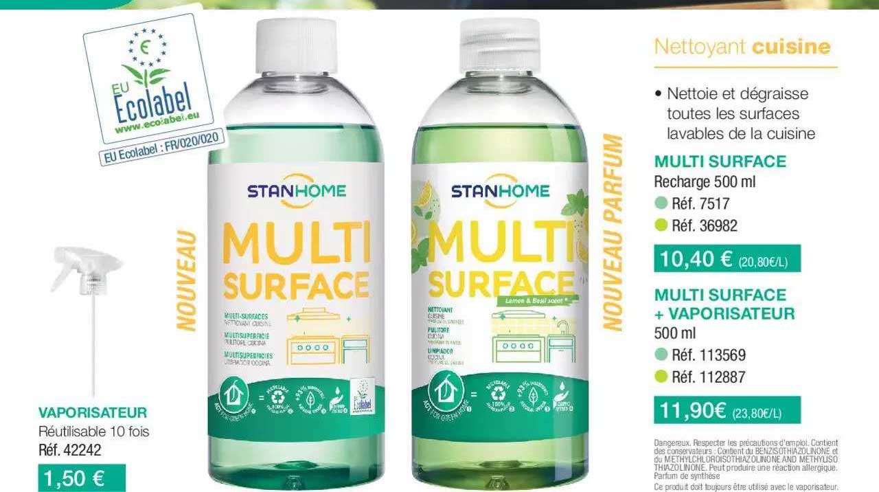 nettoyant cuisine multi surface stanhome
