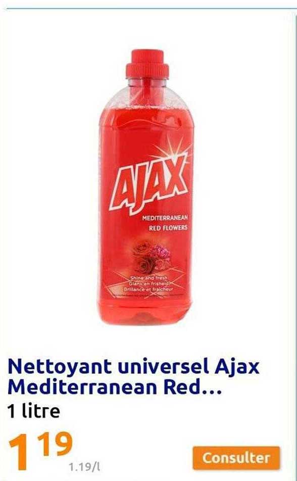 nettoyant universel ajax mediterranean red...