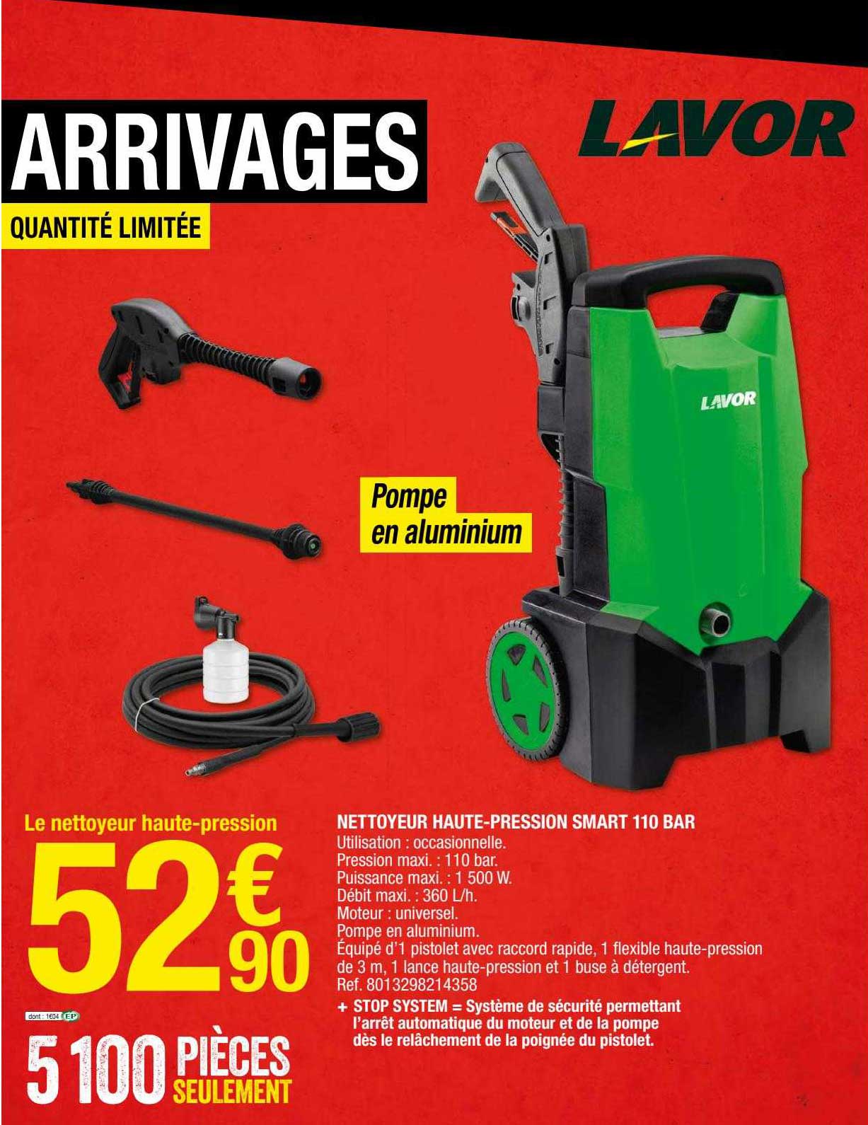 nettoyeur haute-pression smart 110 bar lavor