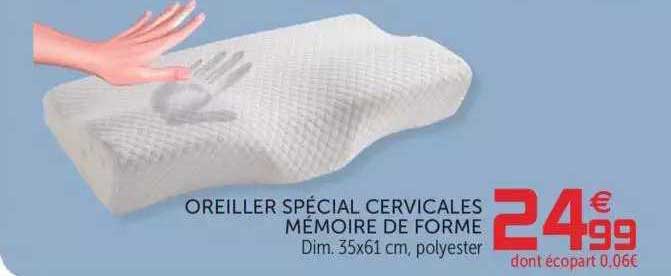 Oreiller Spécial Cervicales Mémoire De Forme