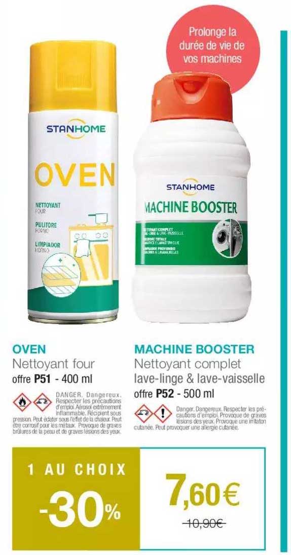 oven ou machine booster stanhome