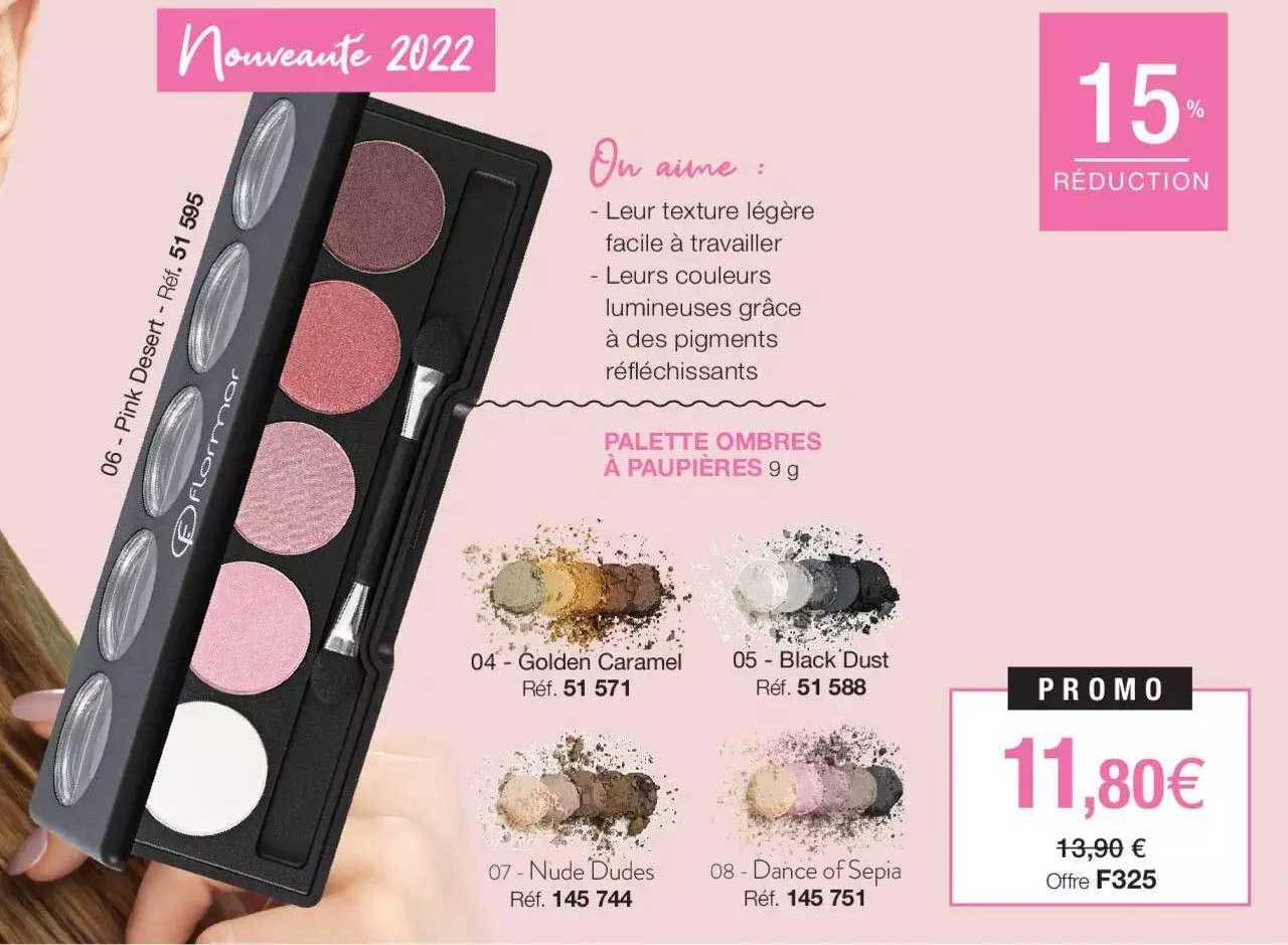 palette ombres à paupières