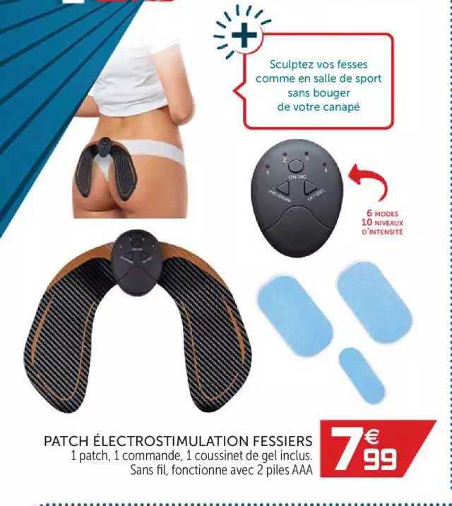 patchs électrostimulation fessiers