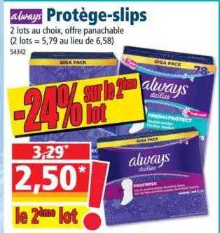 Protège-slips Always