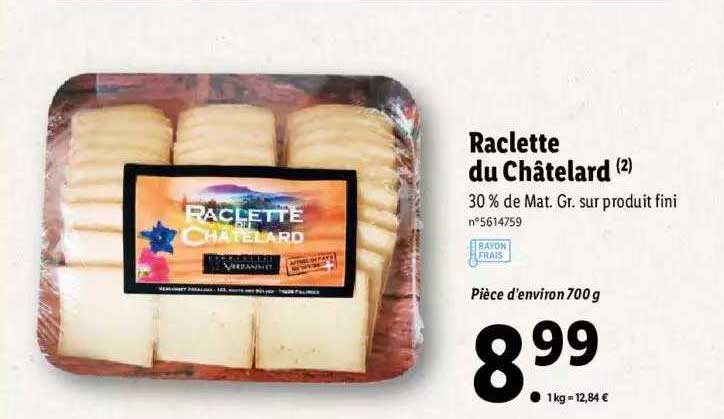 raclette de châtelard