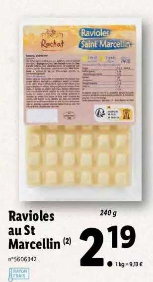 ravioles au st marcellin