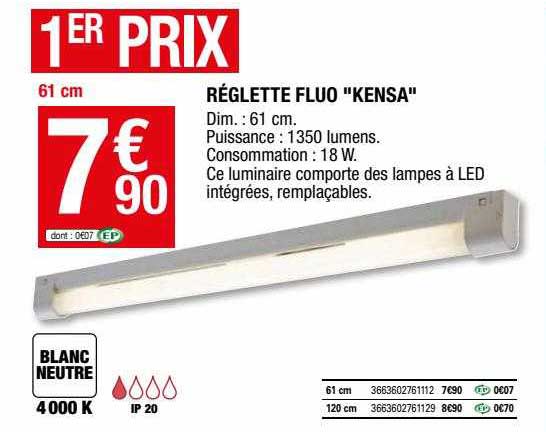 réglette fluo "kensa"