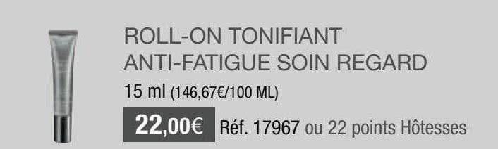 roll-on tonifiant anti-fatigue soin regard