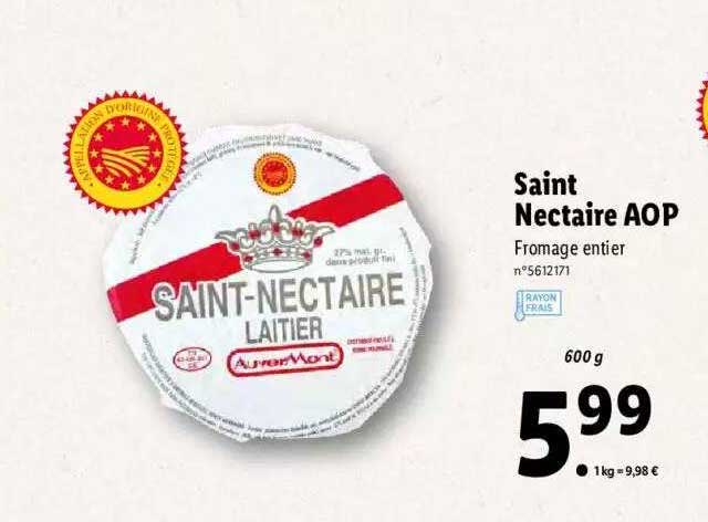 saint nectaire aop