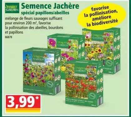 semence jachère spécial paillons-abeilles finest garden