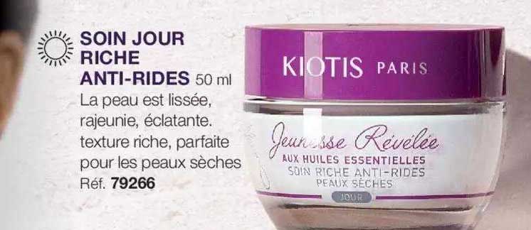 soin jour riche anti-rides kiotis