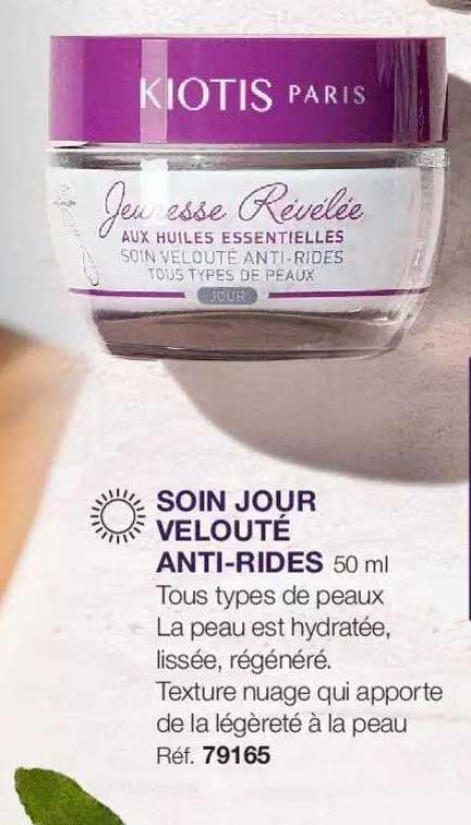 soin jour velouté anti-rides kiotis