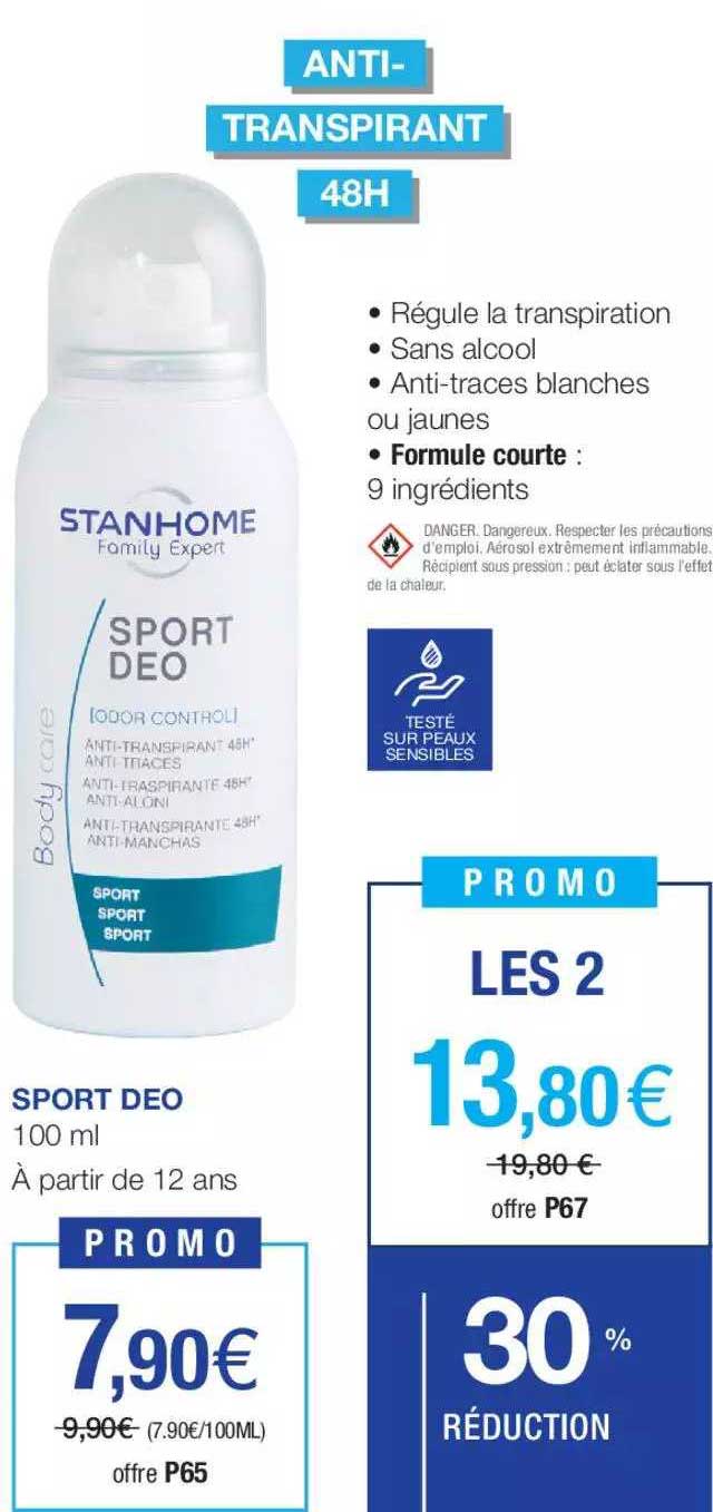 sport deo anti-transpirant