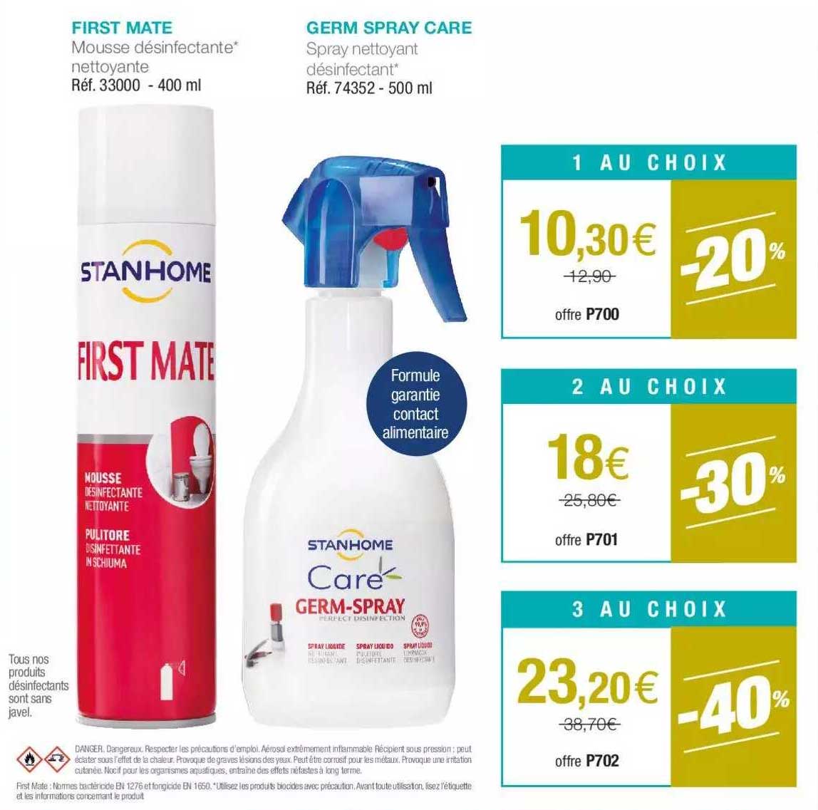 stanhome first mate ou germ spray care