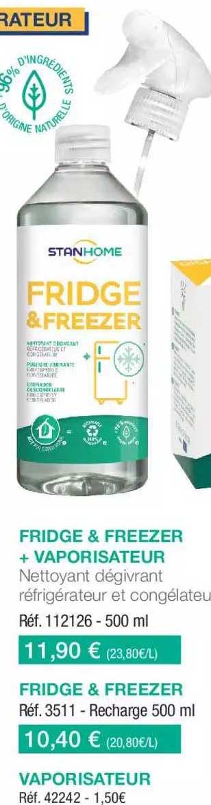 stanhome fridge & freezer + vaporisateur