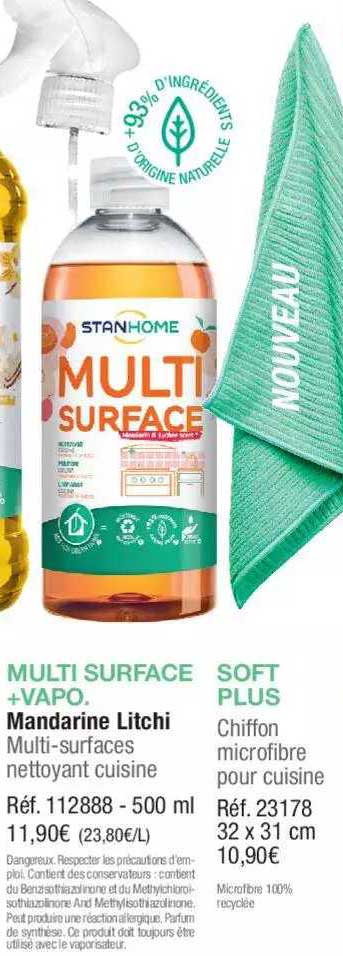 stanhome multi surface + vapo ou soft plus