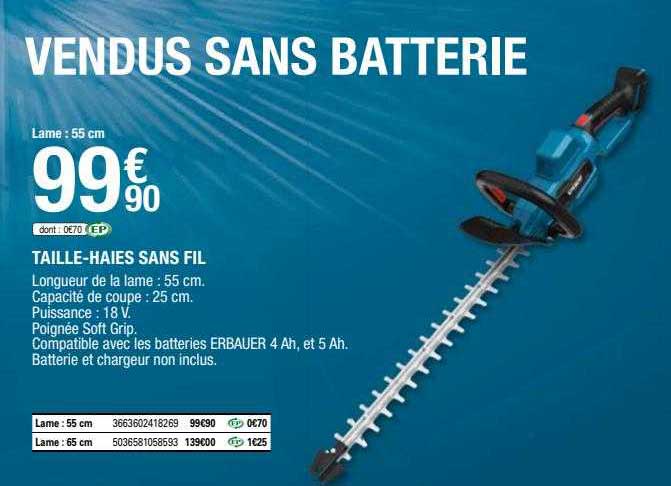 taille-haies sans fil