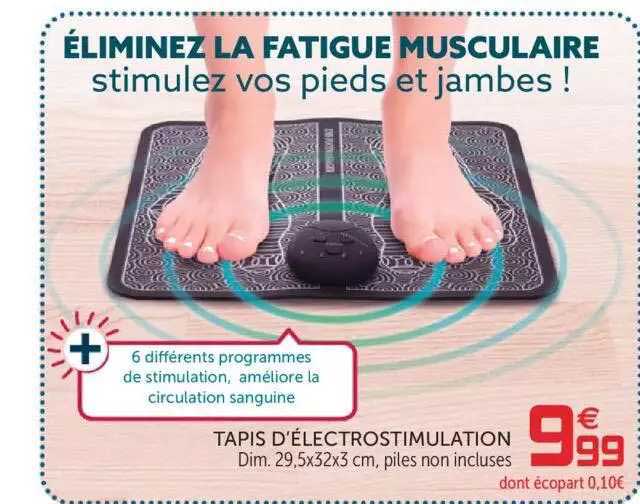 tapis d'électrostimulation